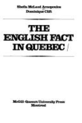 The English fact in Quebec