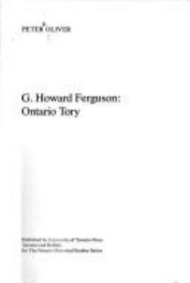 G. Howard Ferguson : Ontario tory