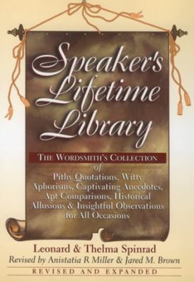 Speaker's lifetime library