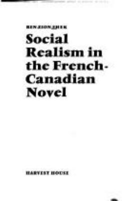 Social realism in the French-Canadian novel