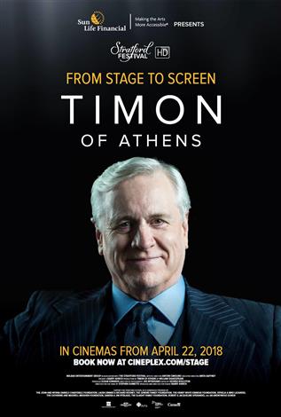 Timon of Athens [DVD] (2017).  Produced by Stratfort Festival.