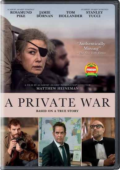 A private war [DVD] (2019).  Directed by Matthew Heineman.