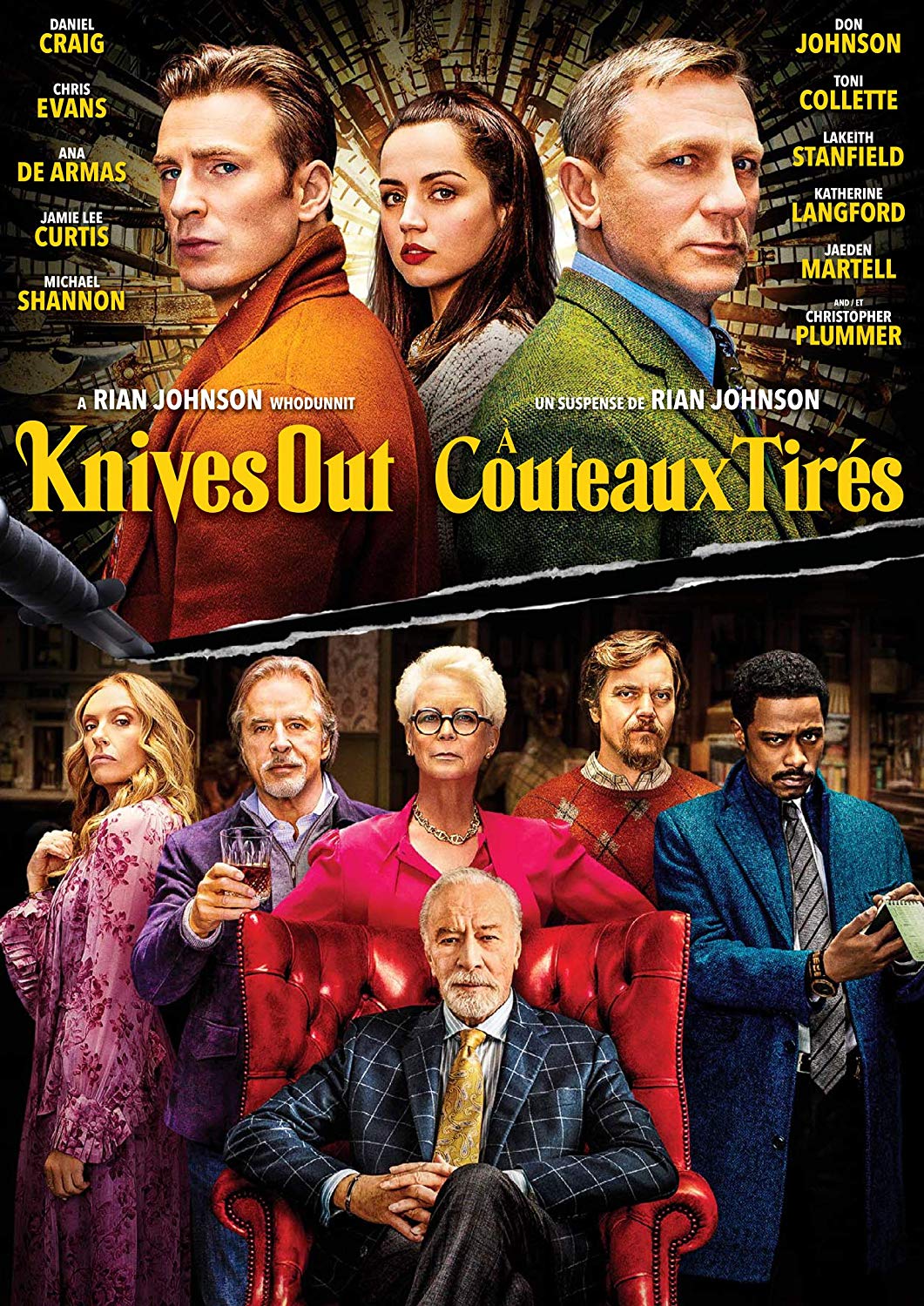Knives out [DVD] (2019).  Directed by Rian Johnson.