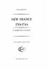 New France, 1701-1744 : a supplement to Europe