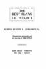 The best plays of 1970-1971