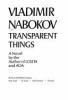 Transparent things; : a novel