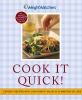 Weight watchers cook it quick! : speedy recipes with low points value in 30 minutes or less