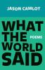 What the world said : poems